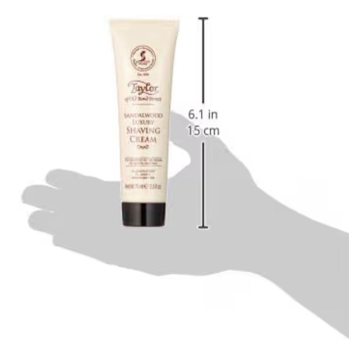 Taylor Of Old Bond Street Shaving Cream Sandalwood, 2.5-Ounce