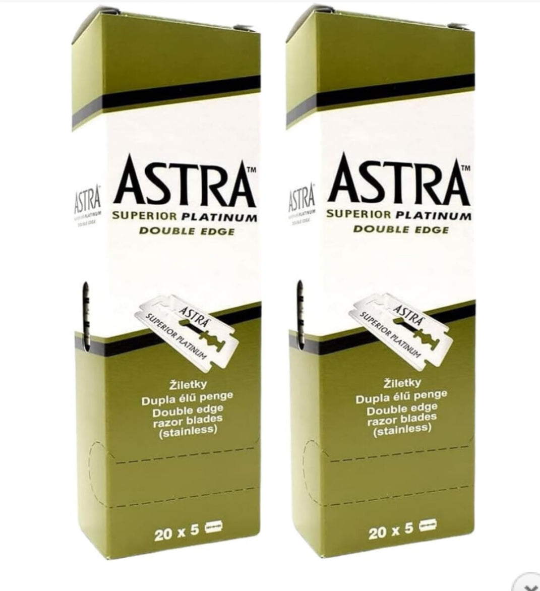 Original Wholesale 200 Astra Platinum Double Edge Razor Blades