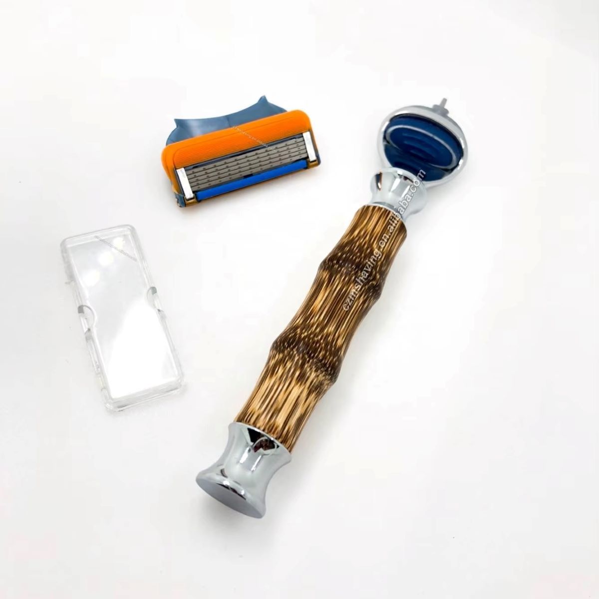 Eco-Friendly Bamboo Double Edge Safety Razor for Men