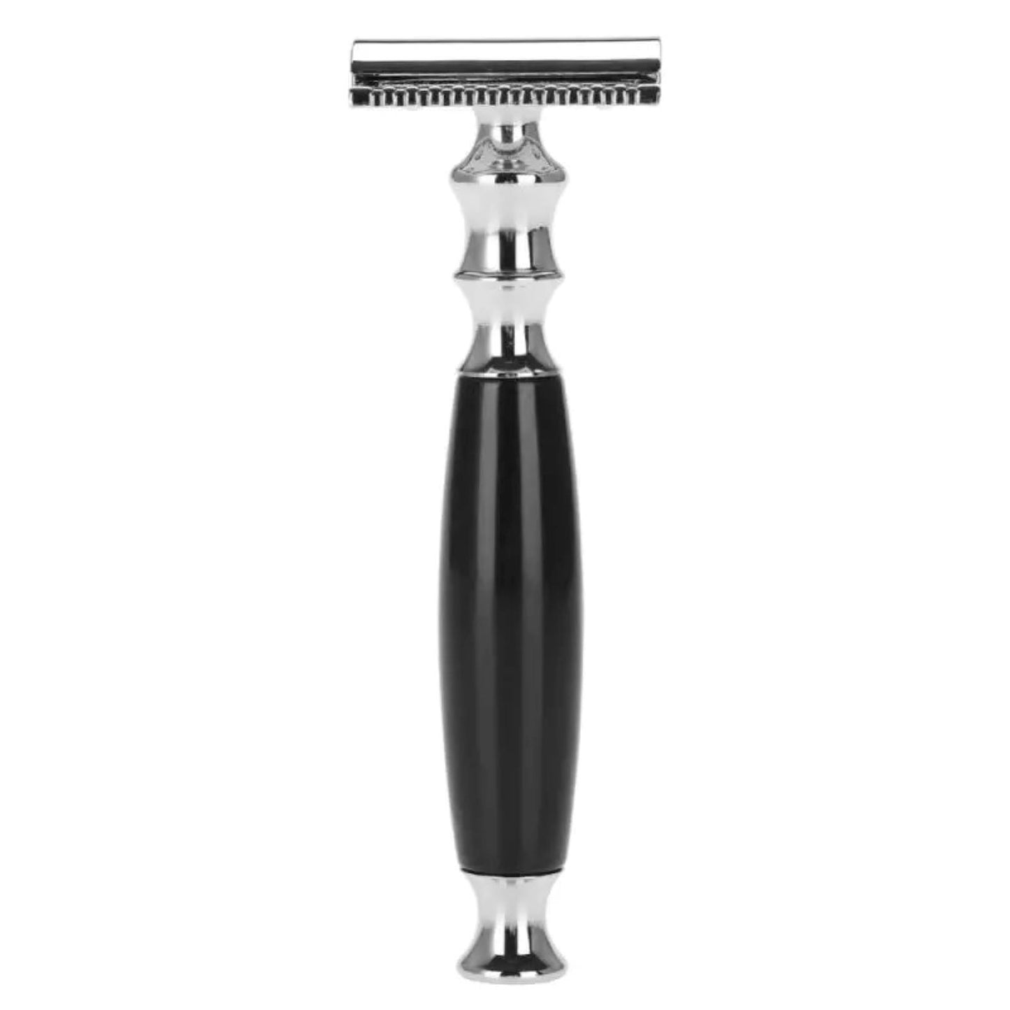 Classic Comfort with a Sleek Edge – Black Acrylic Safety Razor