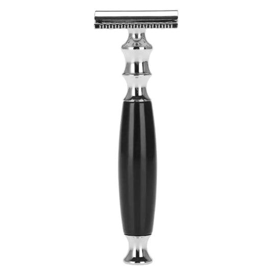 Classic Comfort with a Sleek Edge – Black Acrylic Safety Razor