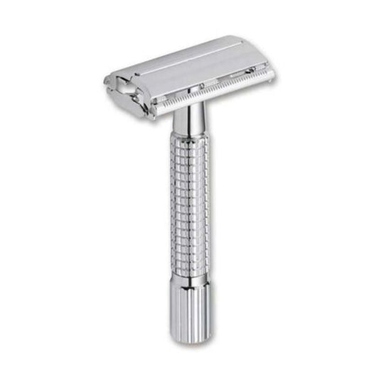 Boker Silver Butterfly Safety Razor – Smooth Precision, Elegant Finish