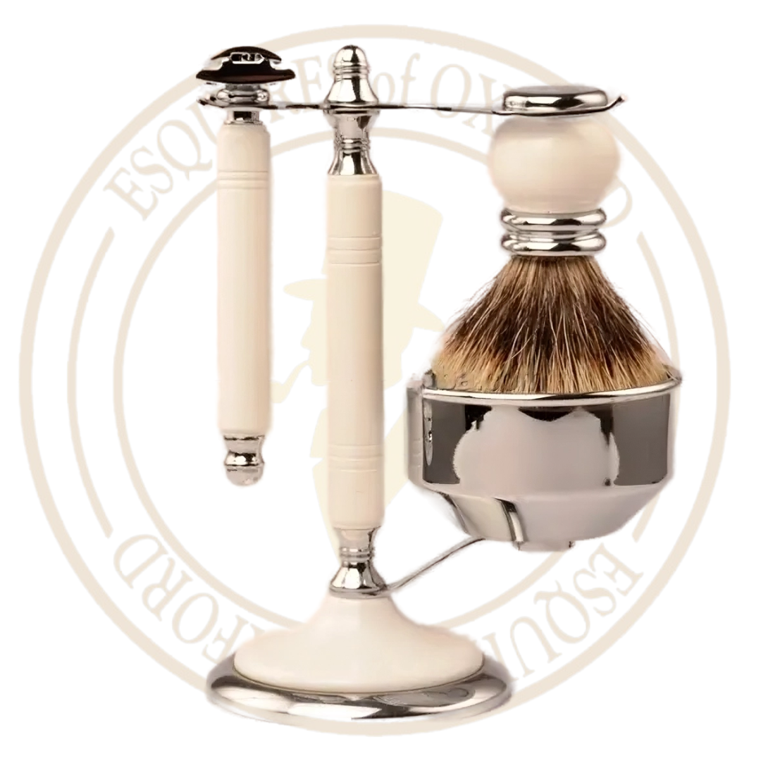 Cher Esquires Classic with Bowel Badger Hair Safety Shaving Set
