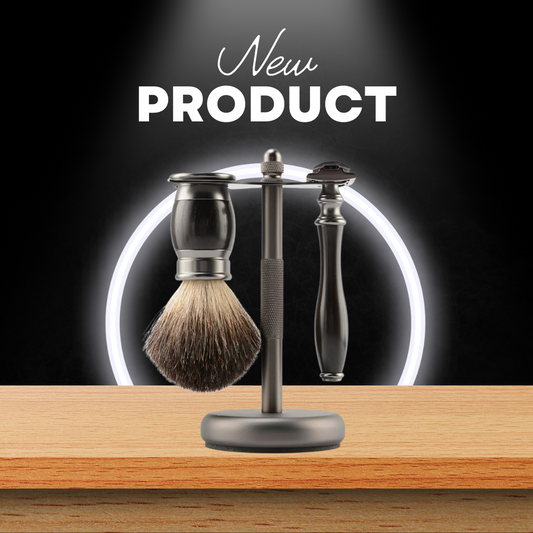 Jet Blak Esquires Badger Hair Full Shaving Set