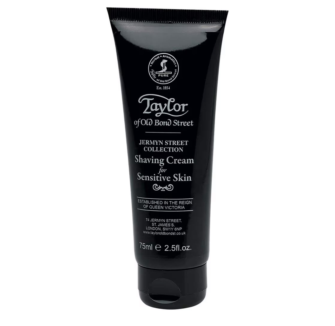 Shaving Cream Tube Jermyn St 75ml - Sensitive Skin