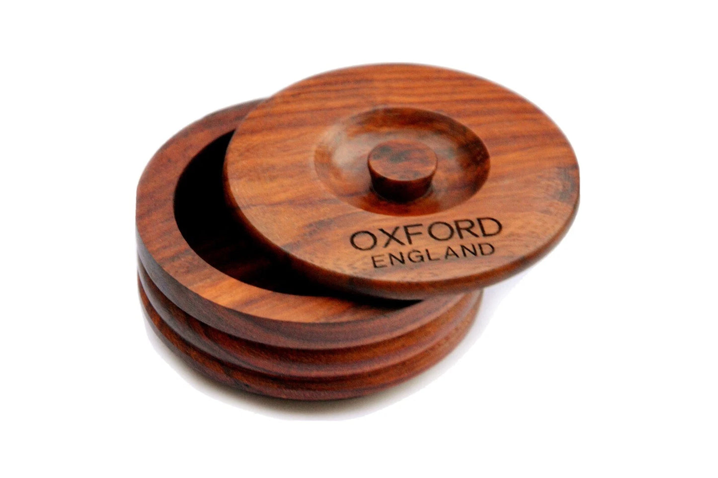 Oxford England Wooden Shaving Soap Bowl – Handcrafted Rosewood