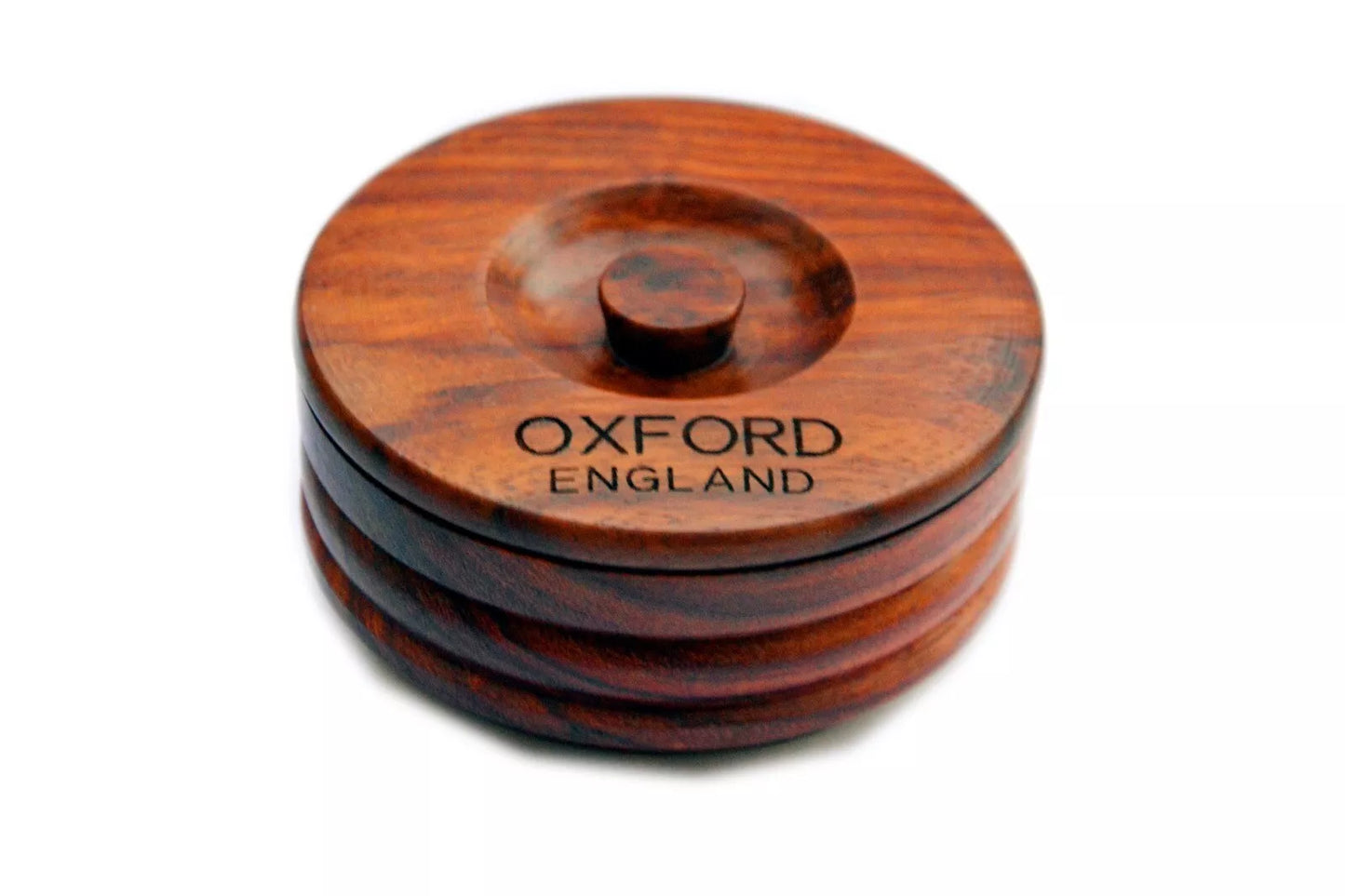 Oxford England Wooden Shaving Soap Bowl – Handcrafted Rosewood