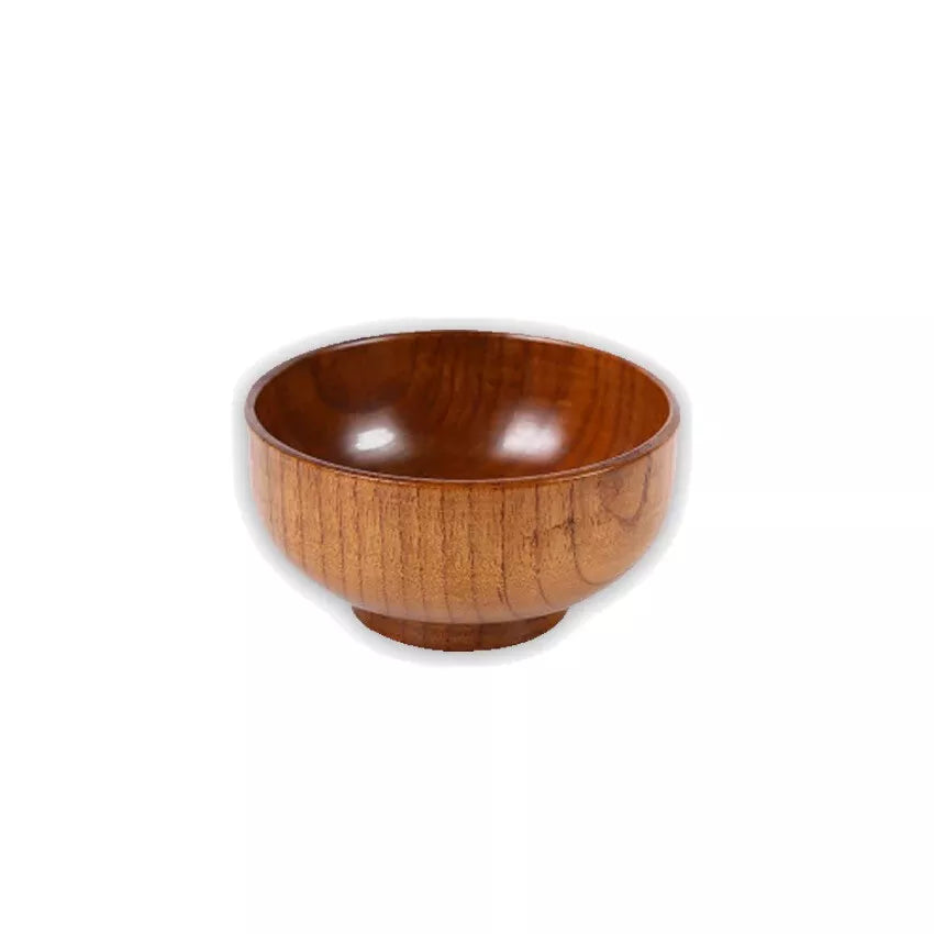Classic Wooden Shaving Soap Bowl – Polished Natural Finish