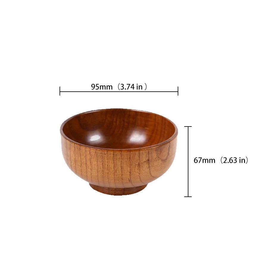 Classic Wooden Shaving Soap Bowl – Polished Natural Finish